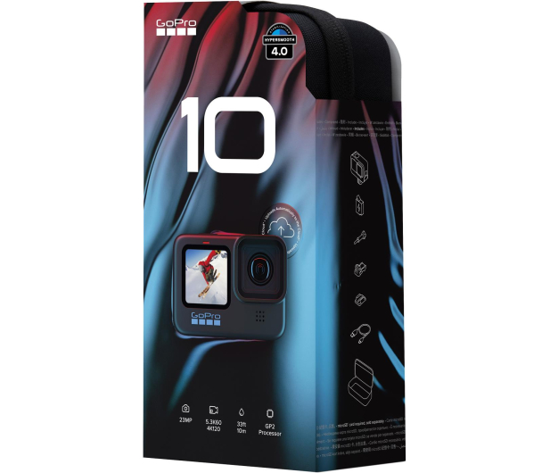 GoPro KAMERA SPORTOWA GoPro Hero 10 BLACK - 1461016 - zdjęcie 8